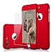 VANCKE iPhone 7 plus case,Full Body Slim Fit Case With Tempered Glass Screen Protector Ultra Thin Light Weight Hard Snap-On for Apple iPhone 7 plus 5.5 inch (red)