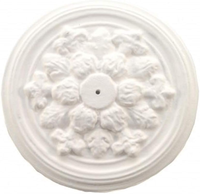 Dolls House Victorian Ceramic Large Ceiling Rose Miniature Light Accessory 1:12