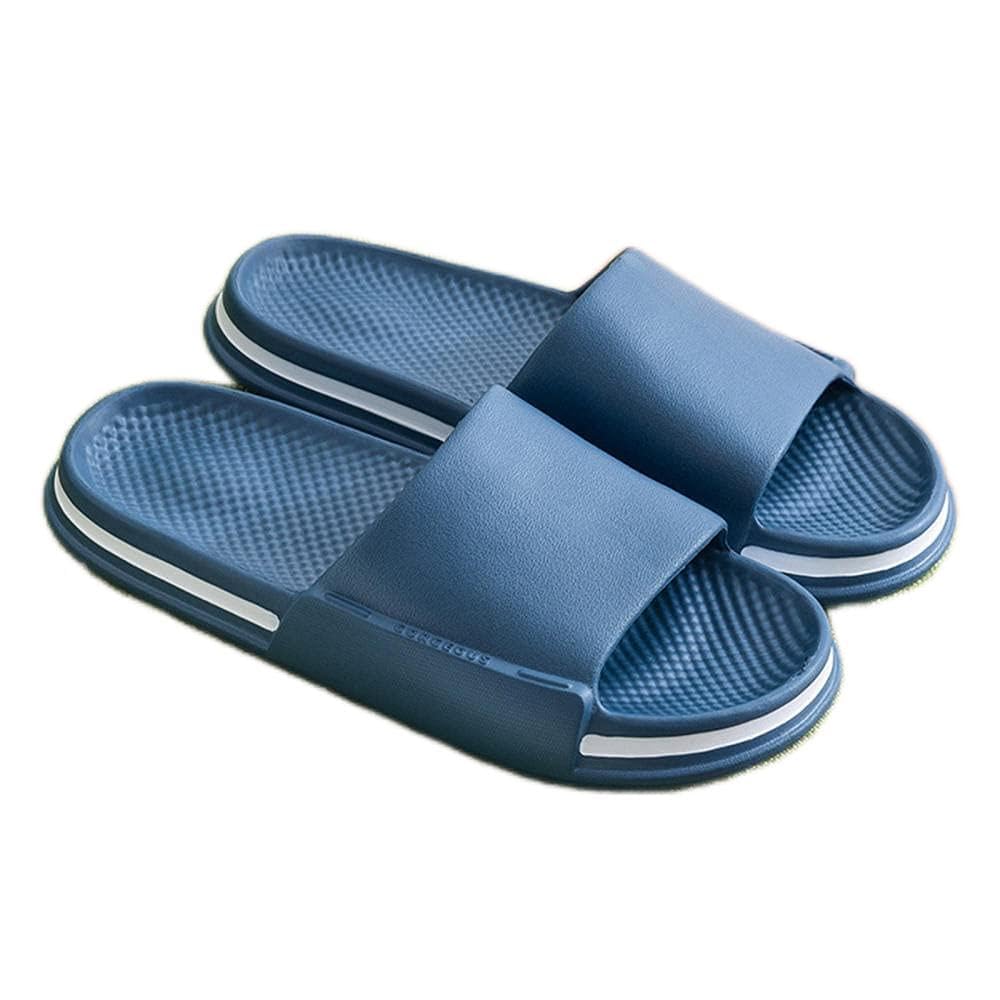 Chaussures de piscine homme femme CYN bleu claquettes d'été antidérapantes