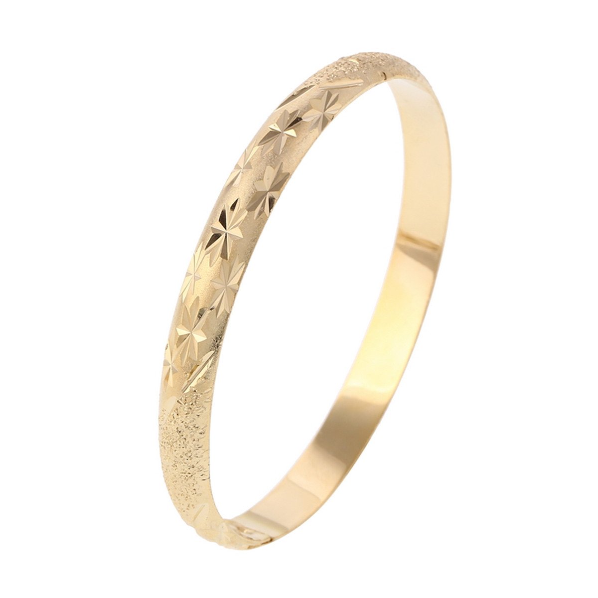 Ethiopian 4PCS Shinning Star Gold Color Adjustable Bangles Fashion Bangles For Female Jewelry
