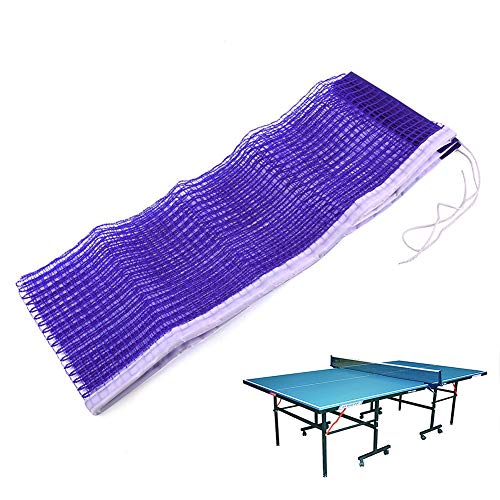 equlup Pingpong Table Net, 67.7 X 5.7 Blue 1.72m Portable Nylon PingPong Table Tennis Net Replacement for Outdoor Indoor Sport