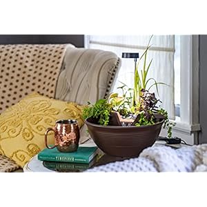   Aquascape-AquaGarden-Tabletop-Desktop-Fountain-Kit-with-Waterfall-Meditation-Relaxation-Mocha