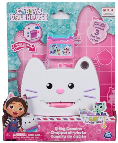DREAMWORKS GABBY'S DOLLHOUSE - Spielzeug Katzen-Kamera mit 3 Fotomotiven, geeignet für Kinder ab 3 Jahren