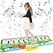 Klaviermatte, KARLOR Musikmatte Tanzmatten Piano Mat Keyboard Matten Tanzteppich mit 10 Klaviertasten 8 Instrumente (100 X 36 cm) für Mädchen Kinder ab 1 Jahr