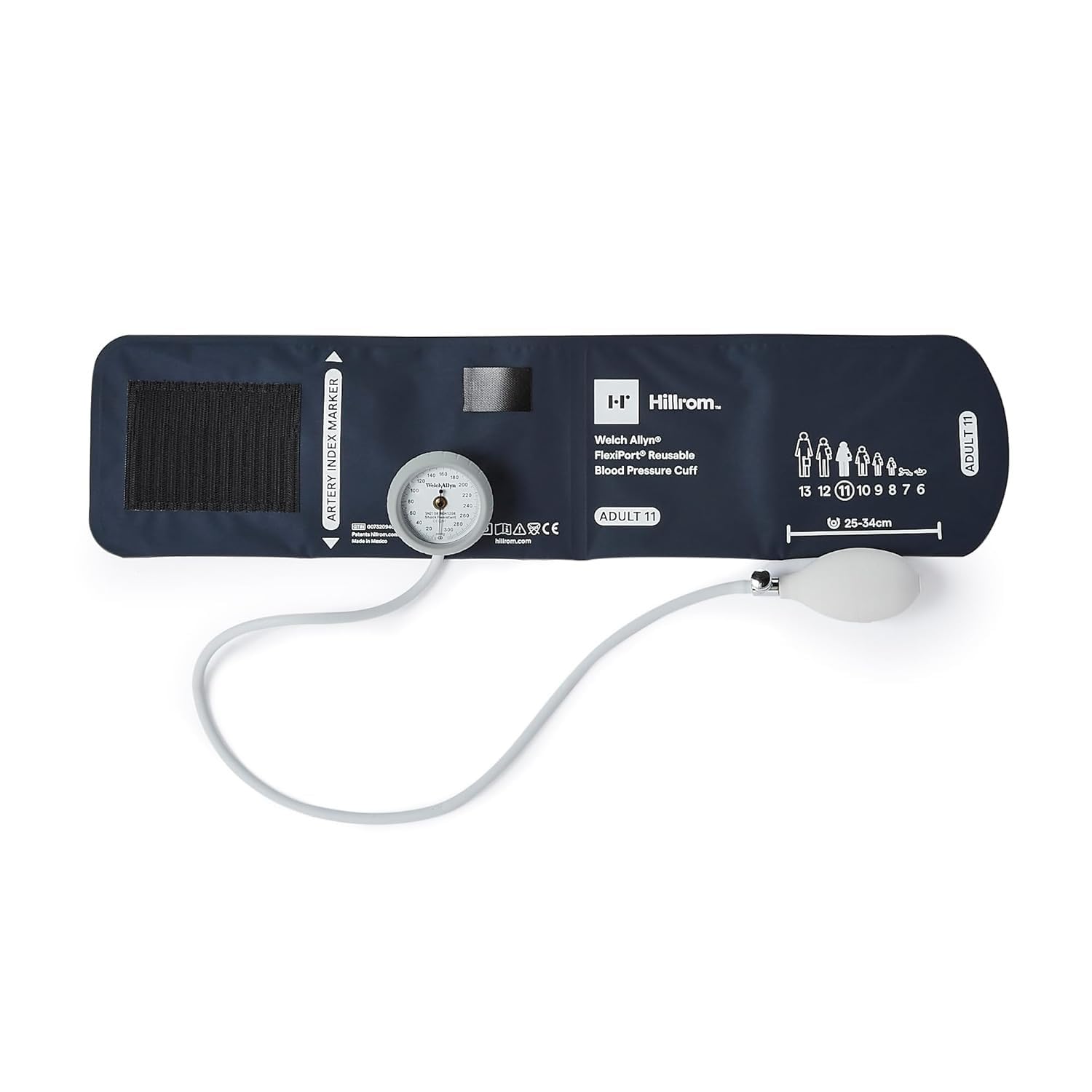 KASHSURG DS44-11C Quality Medical Diagnostic Products Gauge with Durable One Piece Cuff and Case, Adult_ks-245