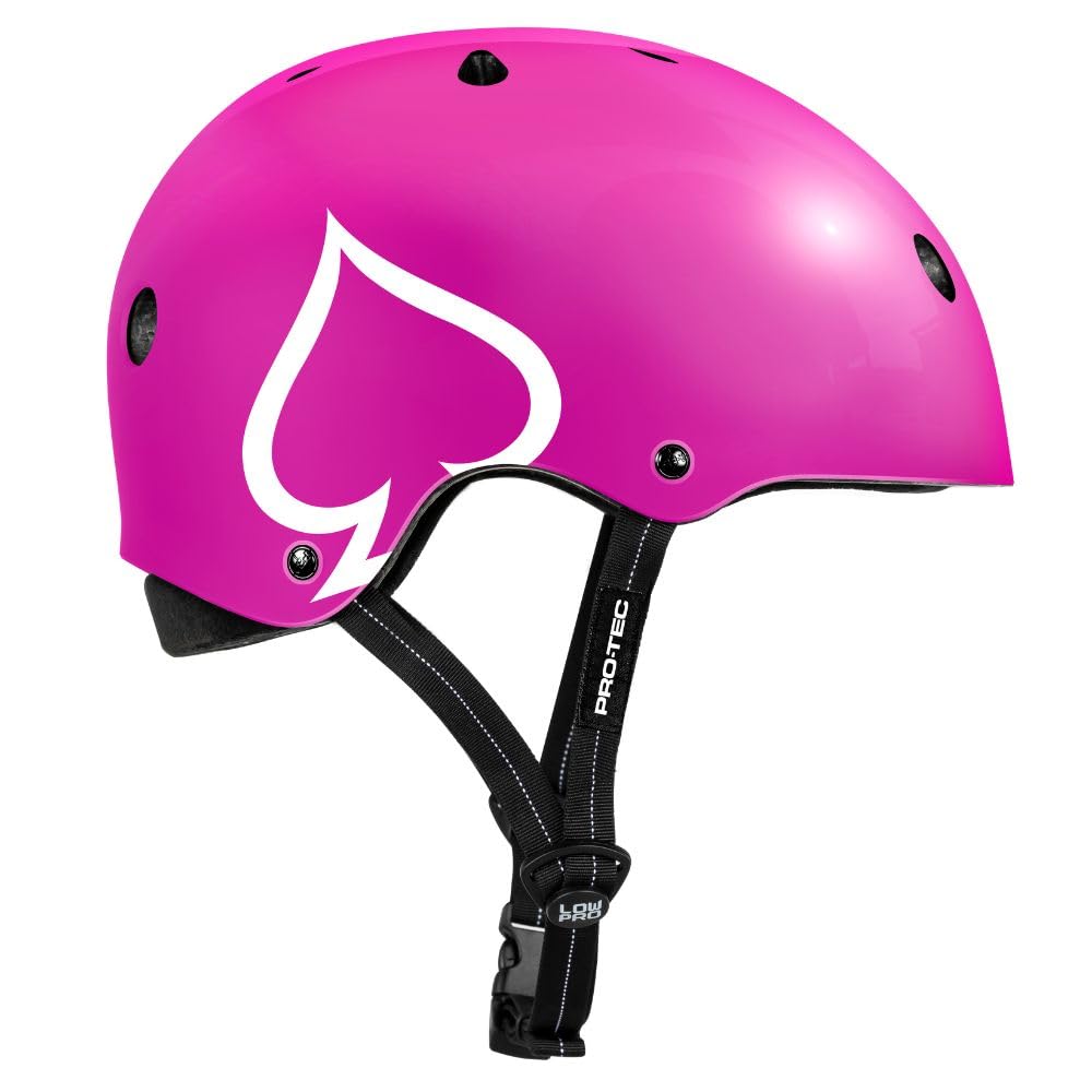 Pro-Tec Casco Low Pro Triple Certified – Ideal para monopatín, Ciclismo, BMX y Patinaje sobre Ruedas
