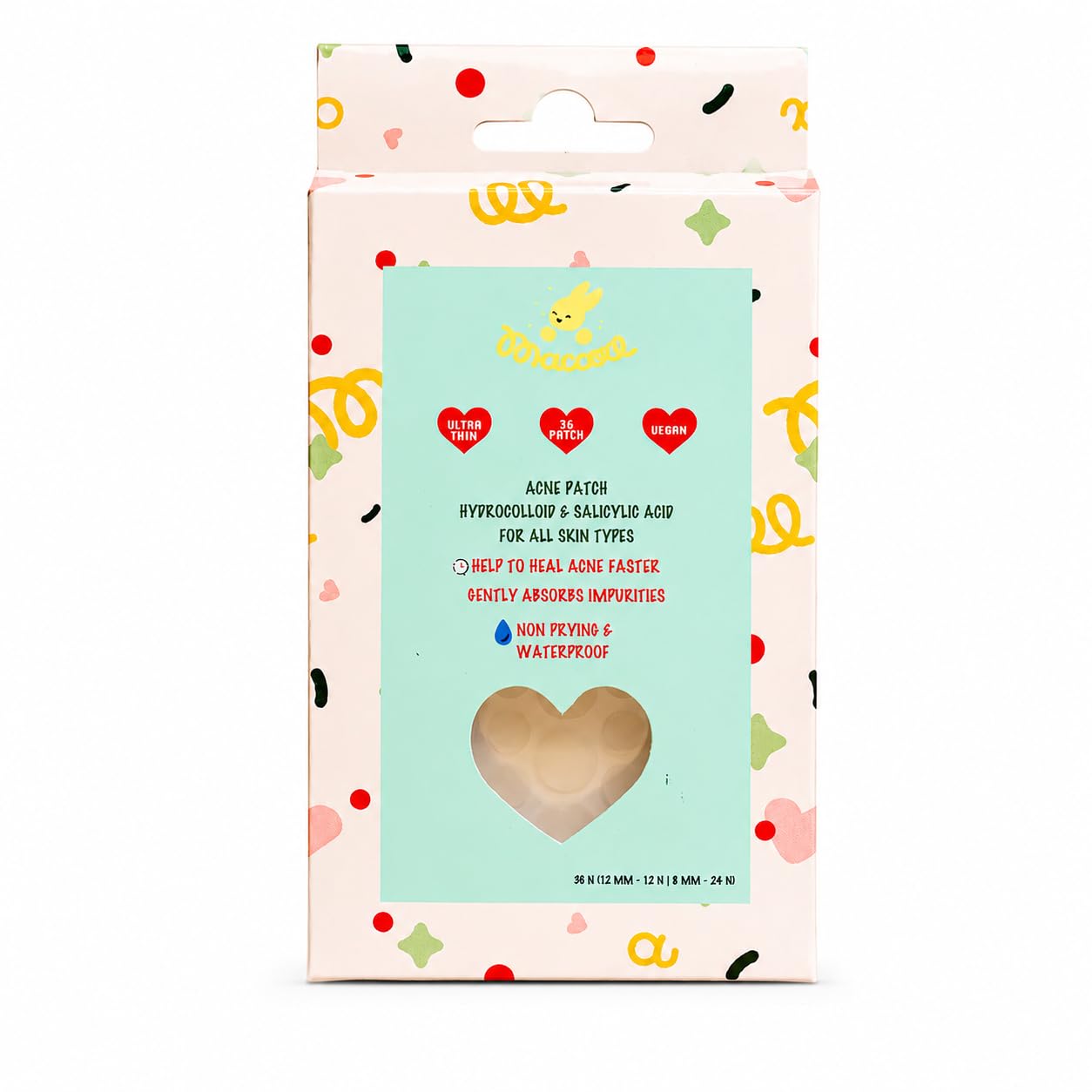 Acne Patch | Thin Adhesive Skin Patch for Daily Facial Care Routine | Easy to Apply Patch for Spot Coverage and Skin Protection |36 Pieces-image-26