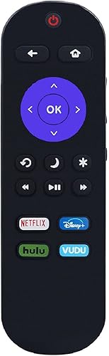 Control remoto compatible con todos los televisores ONN Roku con Disney Plus Netflix VUDU HULU