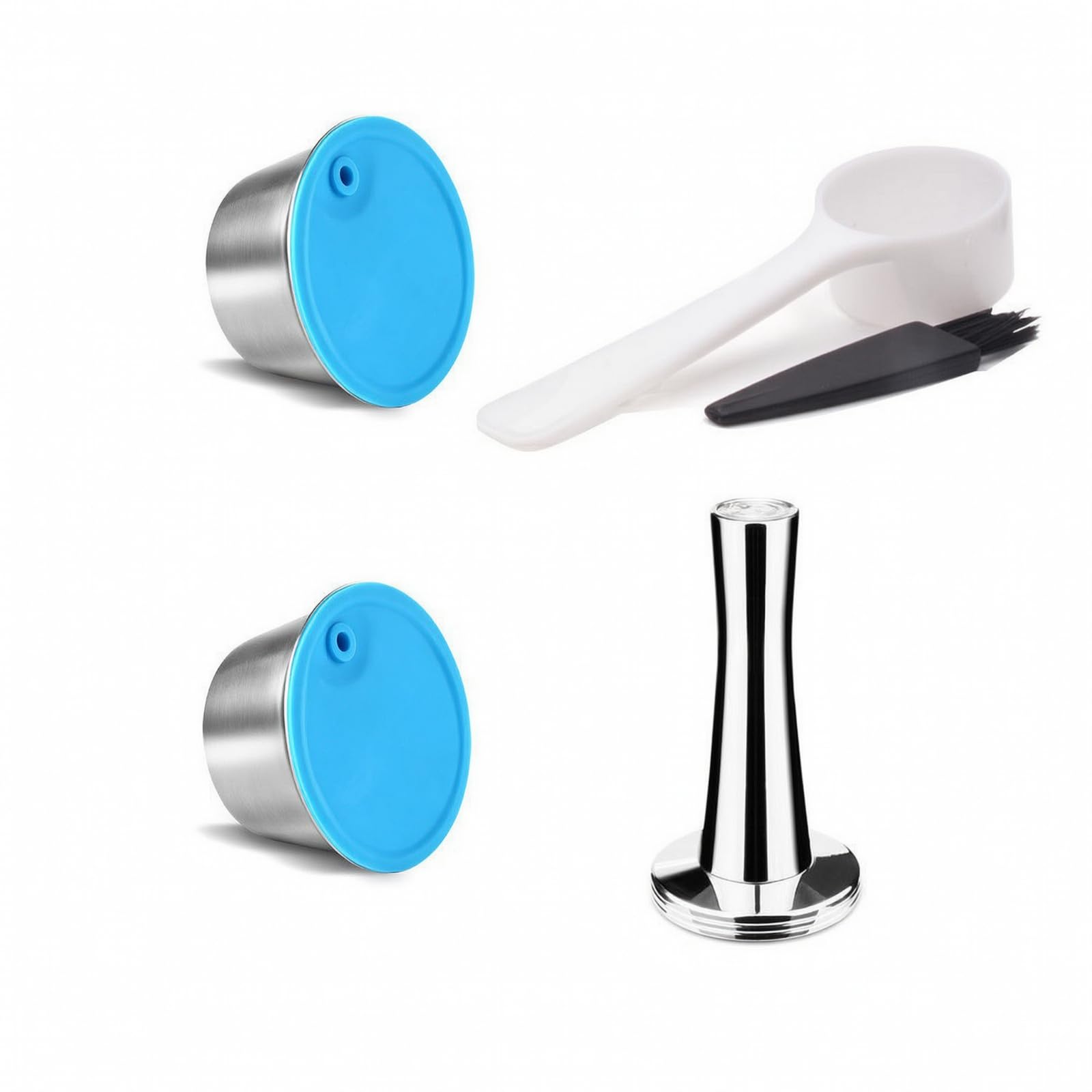 2 Stück Kaffeekapsel mit Silikondeckel, style to 2, 51–100 Ml