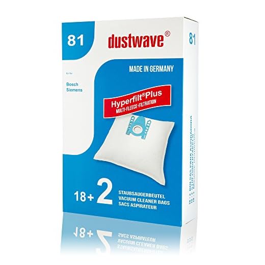 Megapack - 20 Staubsaugerbeutel passend für Siemens - Rapid 2300 W Staubsauger - dustwave® Markenstaubbeutel/Made in Germany + inkl. Micro-Filter