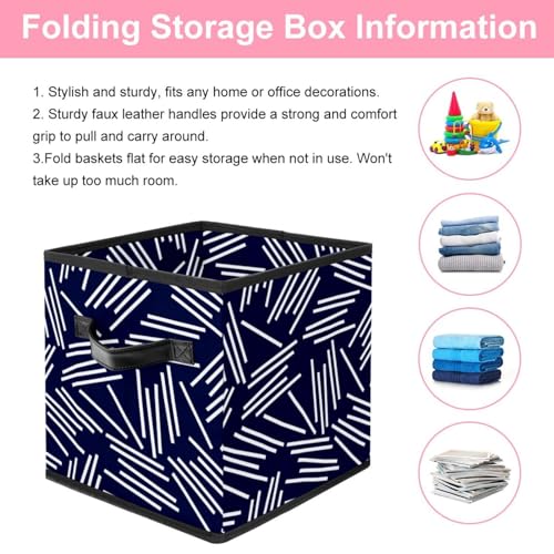 Boîte de rangement cube contre le désordre des jouets et linges