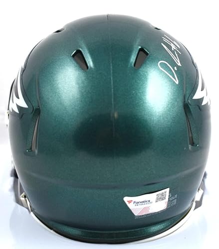 Devonta Smith Autographed Philadelphia Eagles Speed Mini Helmet- Fanatics *White - Image 2