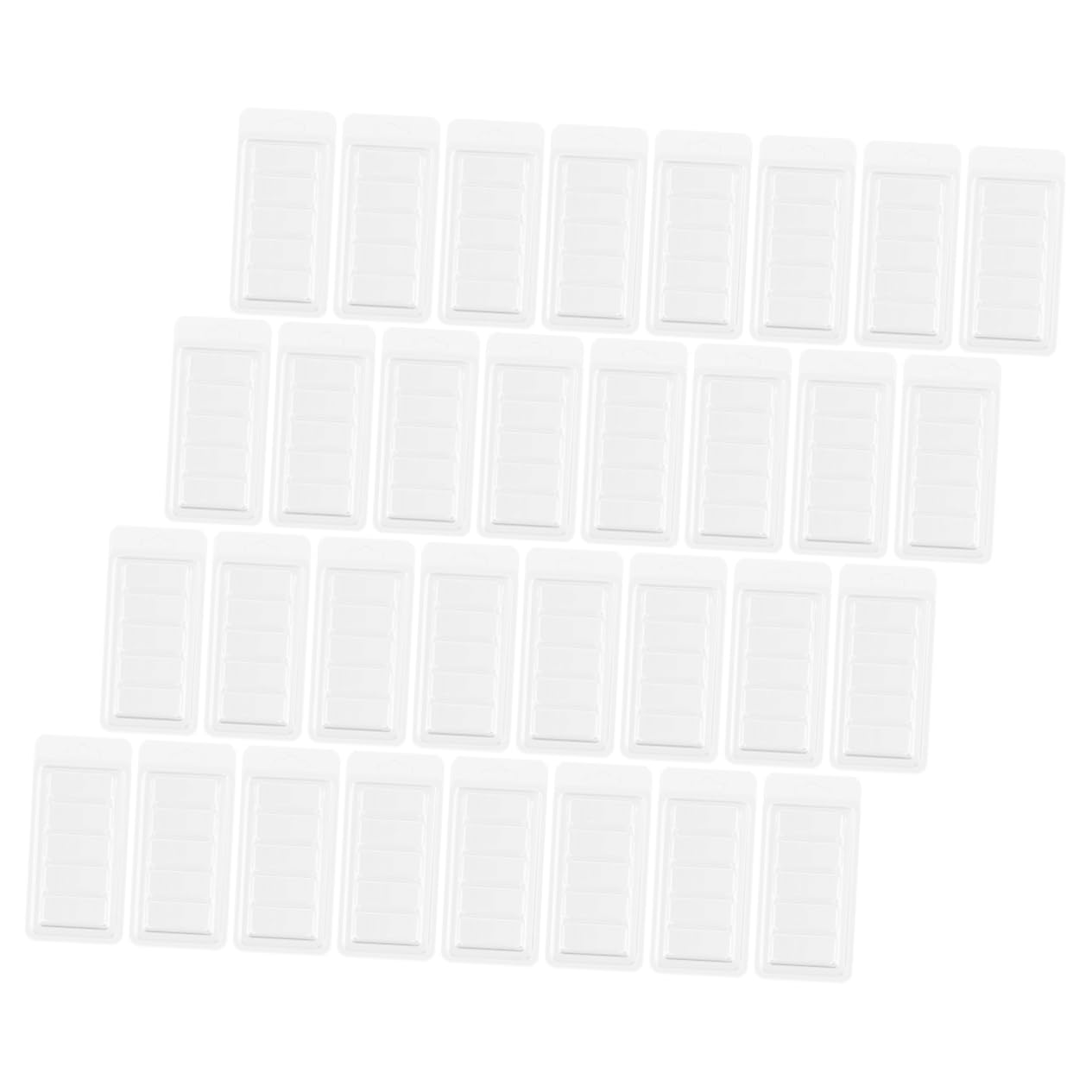 Moules à cire pour fabrication de bougies transparents en plastique | Lot de 100 pièces