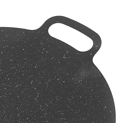 Poêle à griller coréenne ronde 25cm pour barbecue intérieur et plaque de cuisson camping - 7