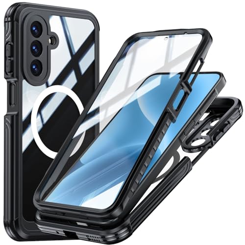 Coque étanche Samsung A17 anti-chute et anti-poussière pour éviter les bris d'écran noir