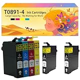 Contenu de la cartouche d'encre : Cette cartouche d'encre contient environ 17 ml d'encre dans la cartouche noire et environ 16,5 ml d'encre dans la cartouche couleur (couverture de 5 % du papier A4)