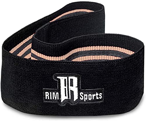 RIMSports Hip Resistance Bands for Legs and Butt Fabric Hip Bands Non-Slip Exercise Bands and Workout Bands Cloth Booty Bands Workout Loop Bands and Glute Bands Hip Bands for Working Out