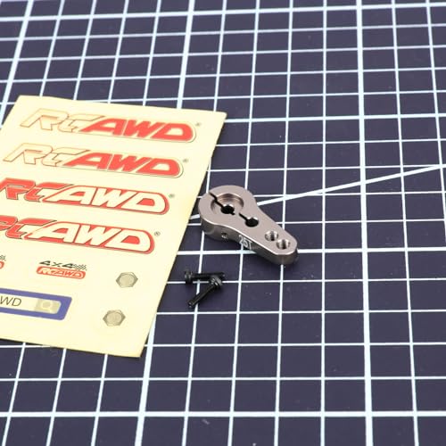 RCAWD SCX10 II Servo Arm 25T AXIC0836 for 1/10 Axial Capra 1.9 Unlimited Servo Horn RR10 Bomber SMT10 Grave Digger AX30836 Upgrades Part Titanium