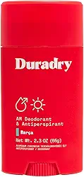 Duradry Am Deodorant & Antiperspirant - Desodorante com Prescrição Médica para Hiperidrose, Antitranspirante para Mulheres e Homens, Proteção Contra Suor Nas Axilas, Sem Silicone - Barca, 2,3 Onças (Pacote com 1)