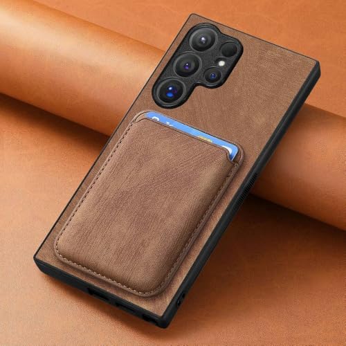 Housse portefeuille Samsung S24 S23 S22 S21 Ultra avec porte-cartes et fermeture aimantée