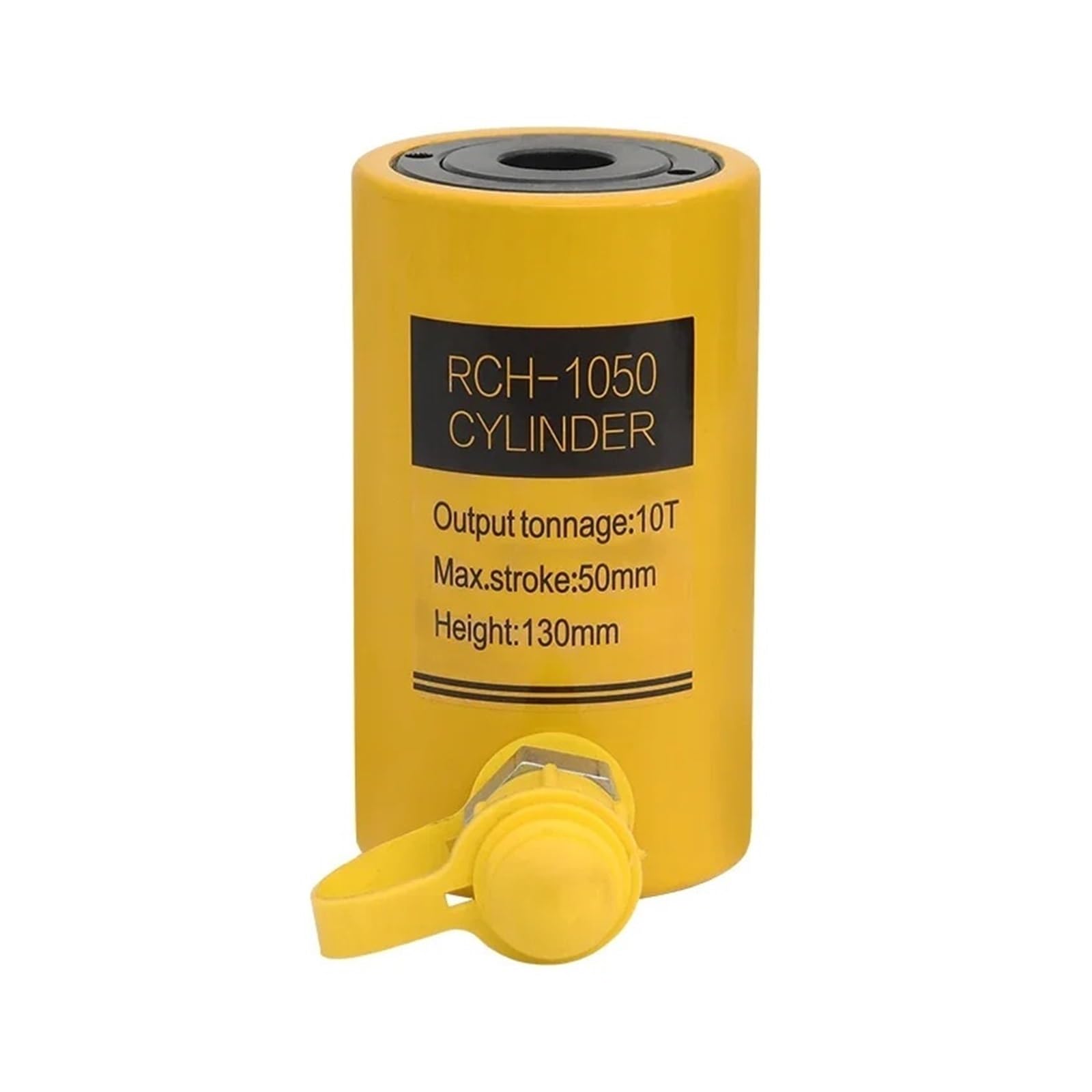 DUOCAI Hydraulic Ram Jack Multi-Section Stroke 10 ton 50mm Hydraulic Hollow Plunger Jack RCH-1050 Hollow Plunger Ram Hydraulic Cylinder