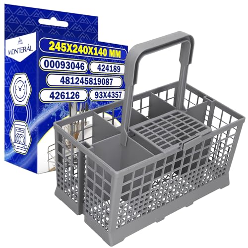 Cesta Lavavajillas Universal Código Original 00093046 para Bosch para Balay para Siemens para Constructa para Neff 424189 426126 para Teka 481245819087 para Whirlpool – Garantía de 10 Años - MONTERAL
