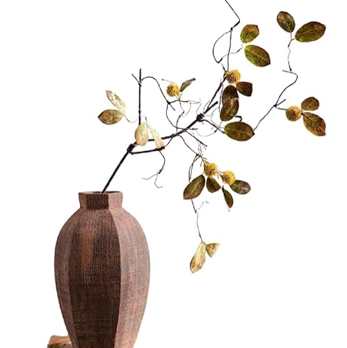Chestnut Leaf Branch Stem 44.5" Tall Green/One Stem