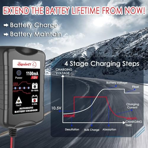 2-Pack-LEICESTERCN-12V-Battery-Trickle-Charger-Maintainer-Portable-Smart-Float-Charger-for-Car-Motorcycle-Lawn-Mower-SLA-AGM-GEL-CELL-WET-Lead-Acid-Batteries
