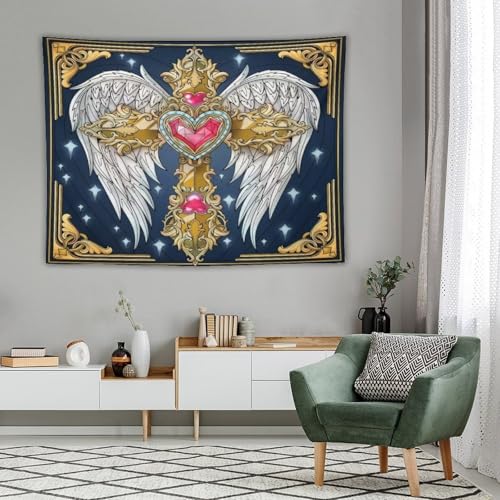 Tapisserie en polyester resistante et lavable pour decoration murale