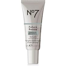 No7 Future Renew Damage Reversal Face Serum - Anti-Aging Serum for Glowing Skin - Hyaluronic Acid + Niacinamide for Sun Damage Reversal - Dermatologist-Approved, Sensitive Skin Suitable (0.33 Fl Oz)