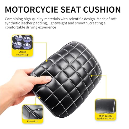 Coussin siège passager moto pour éviter les douleurs et les fixations complexes
