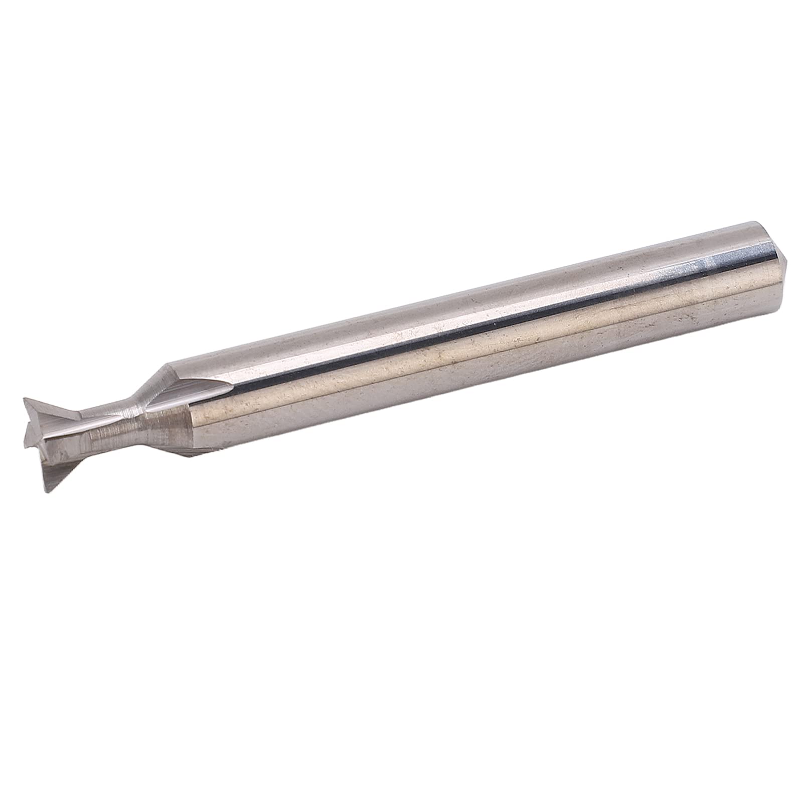 Schwalbenschwanz-Fräser, Lange Lebensdauer, 4 Flöten-Schwalbenschwanz-Fräser, Universalschaft, 6 Mm Durchmesser, Hartmetall-Verschleißfestigkeit, 5,1 Cm Außendurchmesser (60°)