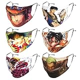 Men Women's Face Mask, Reusable Cosplay Bandana Balaclava with Adjustable EarLoops, Unisex for Adult Teen, style7