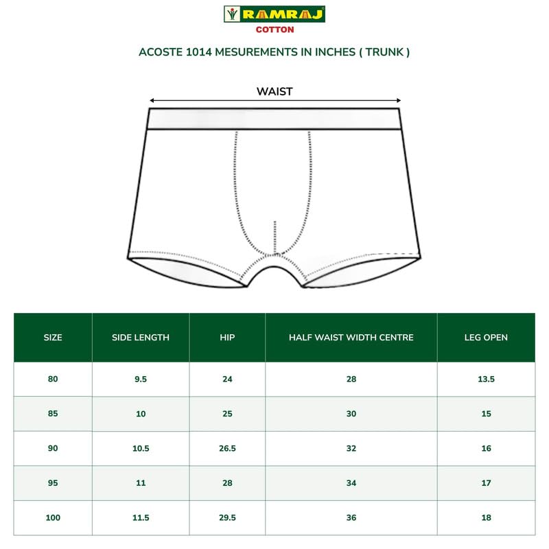 Image of RAMRAJ COTTON 100% Soft Combed fine Jersey Fabric Trunks (Combo 3)