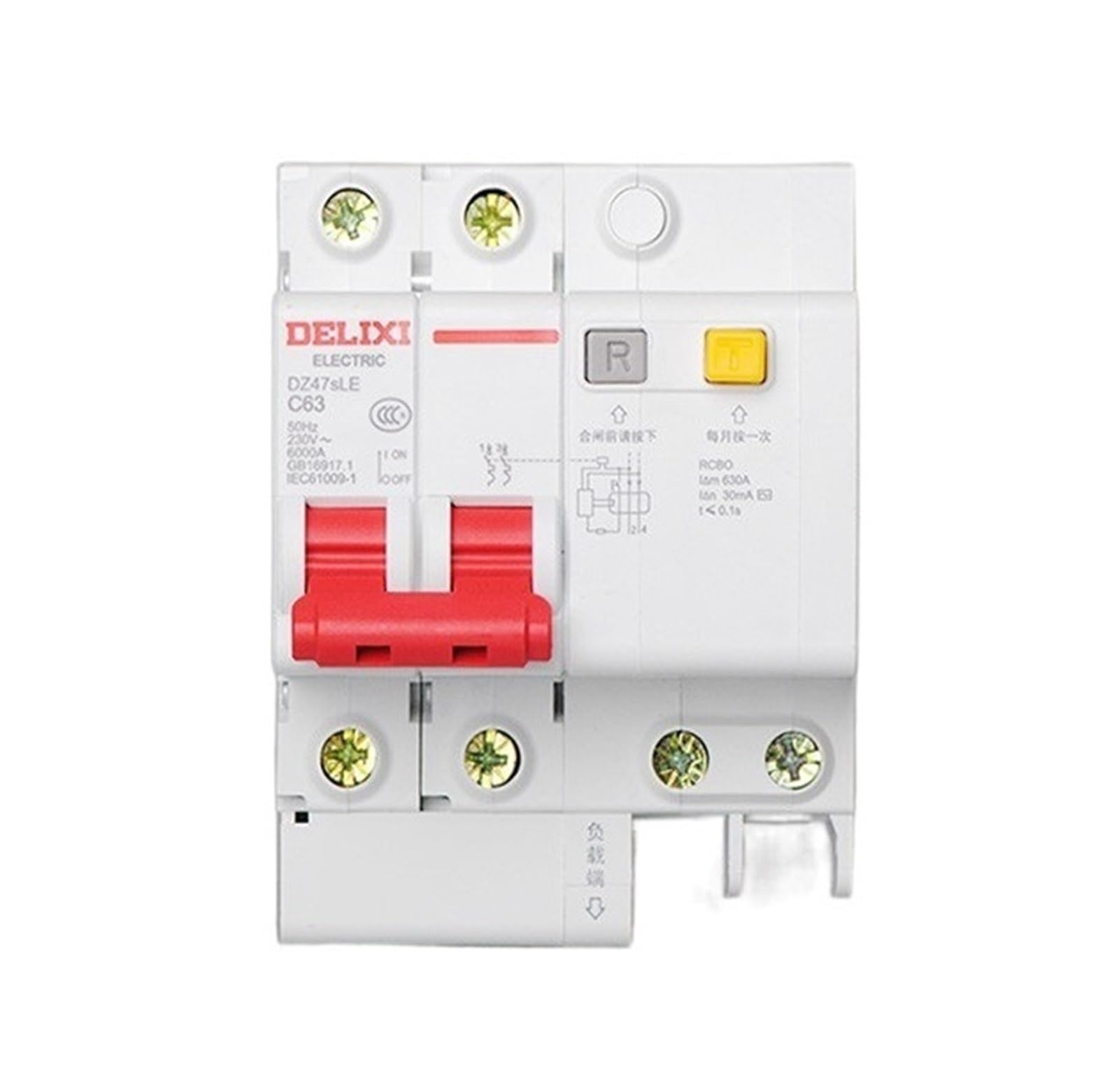 Disyuntor de fuga 3P DZ47LE para reformar el cuadro eléctrico