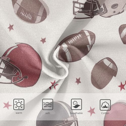 Wusikd Football Helmets American Girls' Underwear Cotton Girls Briefs Soft Toddler Underwear 2T3