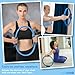 COARVXA Pilates Ring Fitness Circle for Women - 15 Inch Magic Fitness Circle for Toning Inner & Outer Thighs, Bonus Pilates Equipment Thigh Master Guide. (Blue)