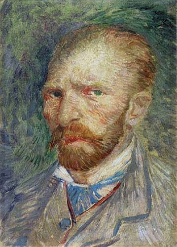 Póster Autoritratto di Vincent Van Gogh sobre lienzo ideal para decorar un dormitorio elegante