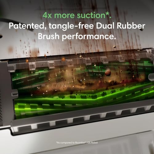 iRobot Roomba Max 715 Pet Robot Vacuum, 30,000Pa Suction, Dual Rubber Anti-Tangle Brushes & Side Brush, 90 Days Self-Emptying, PrecisionVision AI Obstacle Avoidance, 3D Mapping, Advanced Dirt Detect — view 3