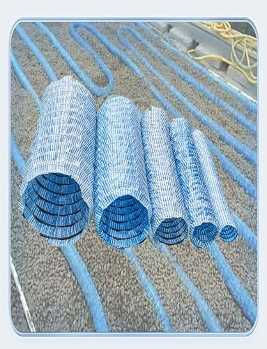Flexible Perforated French Drain Pipe, Soft Infiltration Corrugated Pipes for Garden/Yard/Lawn, Underground Redirect Water Tube(