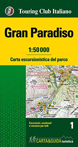 Gran Paradiso 1:50.000. Carta Escursionistica Del Parco. Con Libro: Gran Paradiso. Guida Del Parco