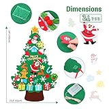 Zoom IMG-1 dazspirit feltro albero natale 3