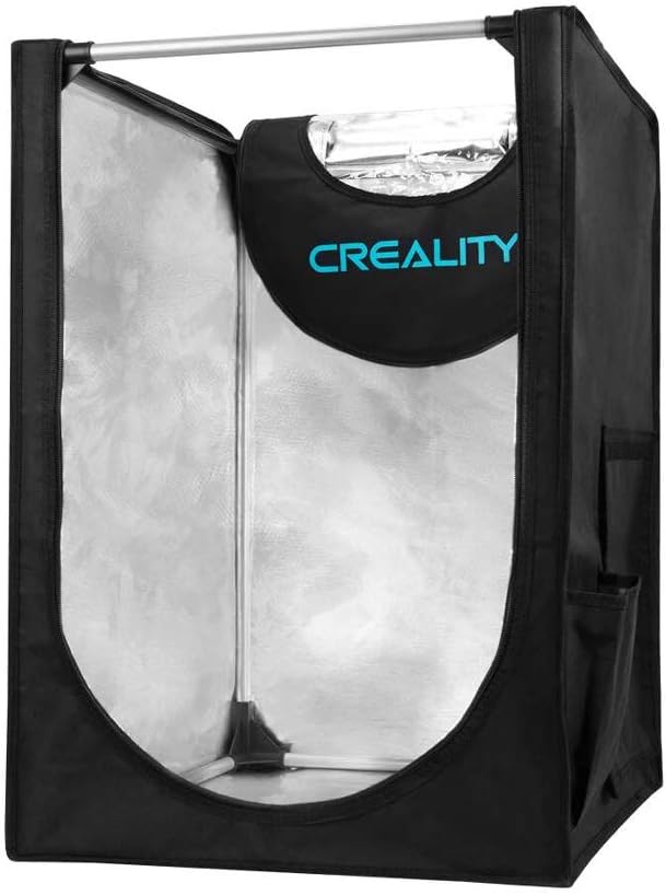 Creality Fireproof and Dustproof 3D Printer Enclosure, Tent Warm Enclosure Constant Temperature Soundproof Heating Box for Ender 3 / Ender 3 pro/Ender 5, Constant Temperature Protective Cover Room