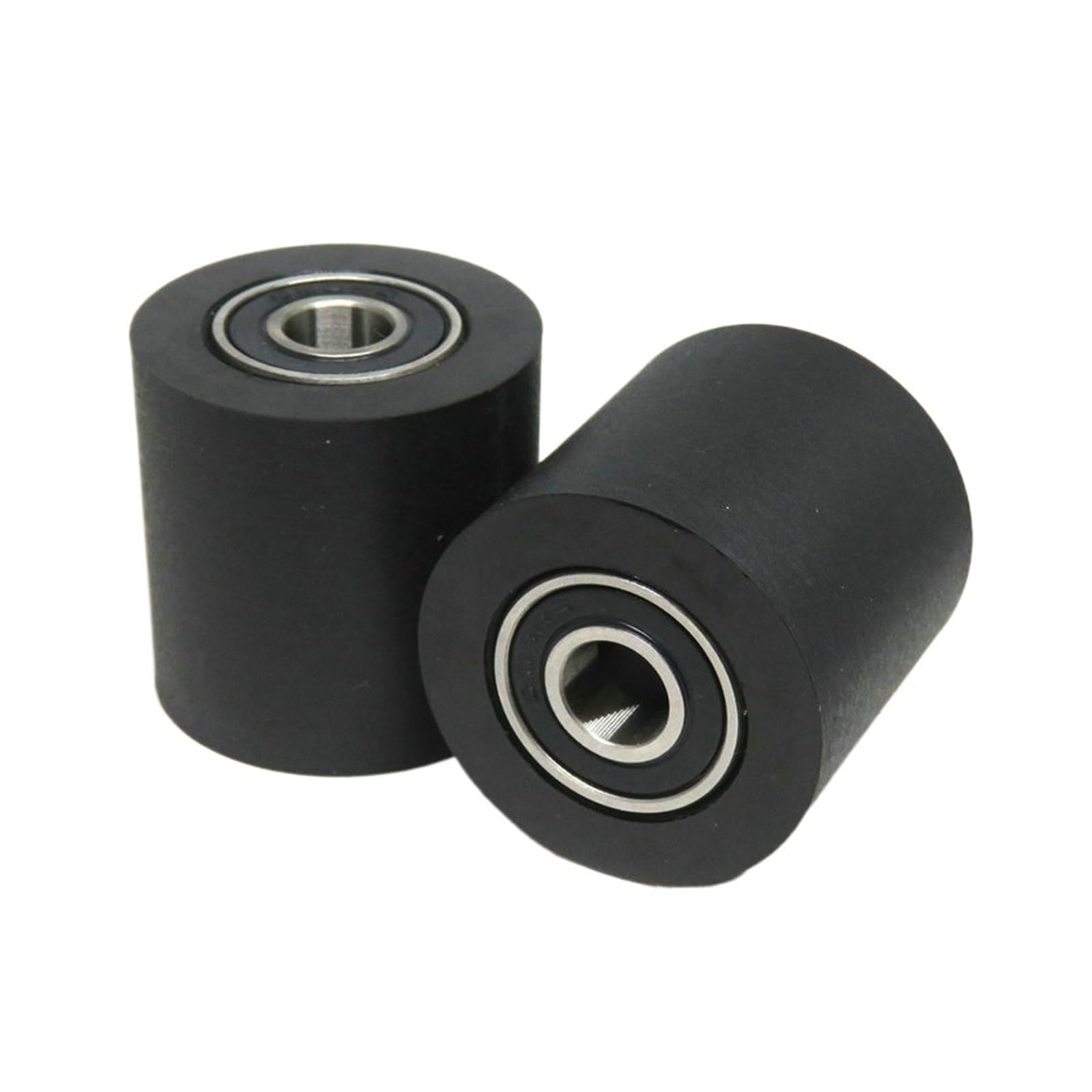 Roues de guidage pour arbre 7mm galet plat polyuréthane double roulement