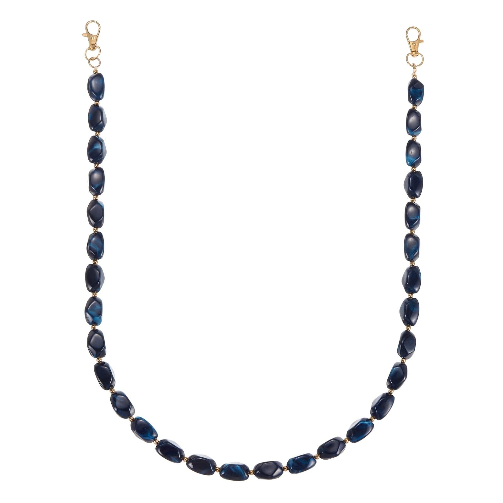 sourcing map Resin Purse Chain 12.4" Acrylic Bead Purse Strap Extender — image 1
