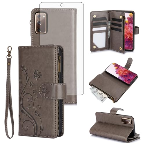 Étui Samsung S20 FE anti-chute zippé résolvant le manque de place pour vos cartes