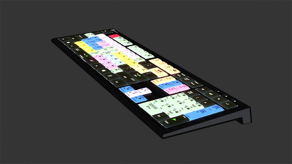 Amazon.co.jp: Logickeyboardバックライト付き「Astra2」グラスバレー