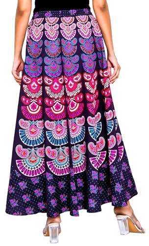 Image of Premium Cotton Skirt for Women with Pocket, Free Size