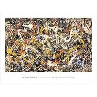 Amazon.co.jp: ポスター ジャクソン ポロック Convergence 額装品