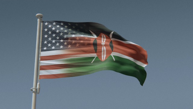 3x5 Kenya Flag – African Shield And Spears Design, Maasai Swahili Theme, Polyester With Brass Grommets - View #3